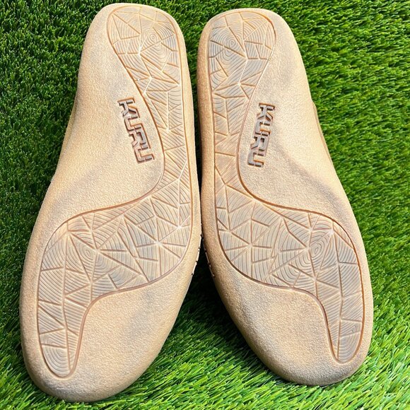 Kuru Loft Mens Size 12.5 Brown White Casual Walking Moccasin Slippers Shoes main image 8